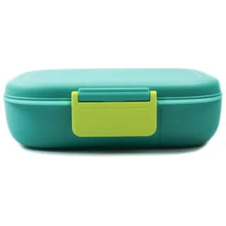 TUPPERWARE Lunchbox Lunch-Box türkis limette mit Trennung