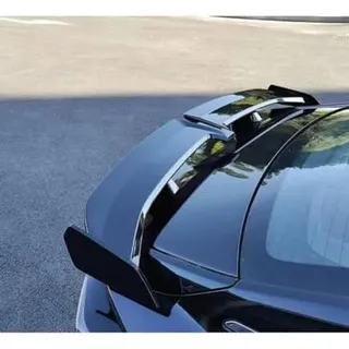 RSFIL Auto Heckspoiler für Audi TT Coupe (8J) 2006-2014, Auto Spoiler Wing Auto Kofferraum Heck Spoiler, Dachkantenspoiler, Spoiler, Spoilerlippe ABS Auto Modifikation Zubehör,Glossy Black