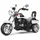 Elektromotorrad Dreirad weiß