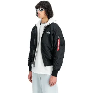 Alpha Industries MA-1 D-Tec SE Jacke Black/White L 