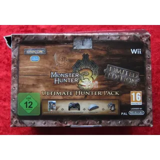 Monster Hunter 3 tri Ultimate Hunter Pack Limited Edition Nintendo Wii Spiel Neu