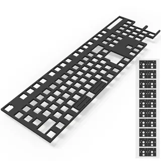 RUNJRX Poron-Tastatur-Leiterplattenschaum 108-Layout, Poron-Schalterpads 120 Stück und Tastatur-Schalldämpfer für benutzerdefinierte Tastaturen