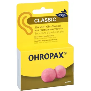 Ohropax CLASSIC WACHS VOR-Ohr Stöpsel 20 st