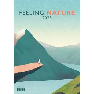 Dumont Kalenderverlag Feeling Nature 2025 - Outdoor-Illustrationen von Henry Rivers - Kalender von DUMONT- Wand-Kalender - 29,7 x 42 cm