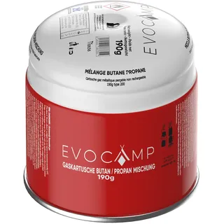 evocamp 12x Propan Butan Gaskartusche 190 g