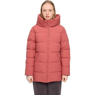 Mazine Basic Mid Length Puffer Jacket - Steppjacke, Größe:XS, Farbe:marsala