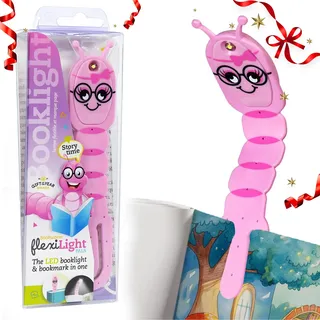 Gifts for Readers & Writers Flexilight Leselampe | 2 in 1 Lesezeichen Buch Licht | LED Clip On Leselampe | Kinder und Erwachsene Buchlampe | Buchzubehör | Geschenk für Leser, Buchliebhaber