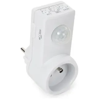Perel Zwischenstecker Mit Bewegungsmelder - Schutzkontakt (Französisches System)