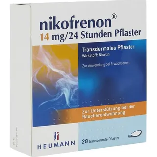 Heumann nikofrenon 14 mg/24 Stunden Pflaster 28 St.