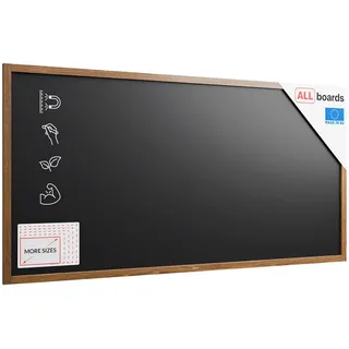 ALLboards Magnetische Kreidetafel 200x100 cm, Holzrahmen