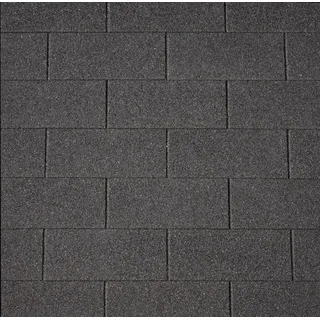 COLIBRI Easy Rechteck Bitumen-Dachschindeln schwarz