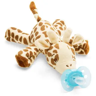 Avent Ultrasoft Plschtier mit Schnuller + 0m Giraffe