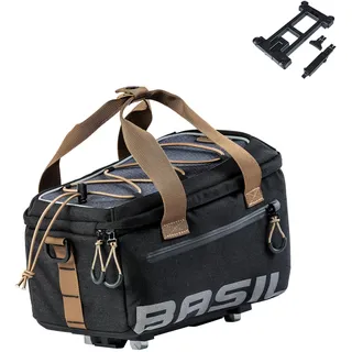 Basil Miles MIK Gepäckträgertasche 7L schwarz/grau