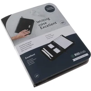 Rillstab Schreibmappe Excellent de luxe A5 Schwarz