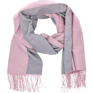 Antonio Damen Schal soft Cashmera double face  rosa/grau