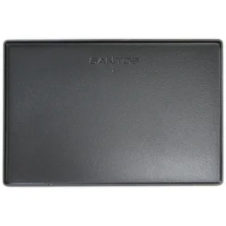 CHEFGASTRO Wende-Grillplatte Gusseisen für Santos S-Serie, 43 x 37,5 cm Plancha Pizzaplatte für Gasgrill