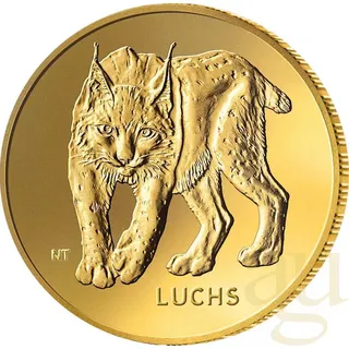20 Euro Goldmünze Rückkehr der Wildtiere - Luchs 2025 (F)