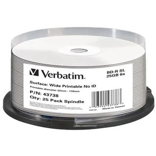 Verbatim BD-R 25GB/1-6x 43738 (VE25)
