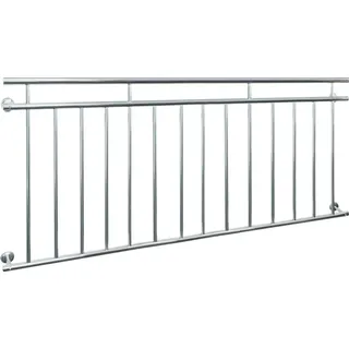ECD Germany Französischer Balkon 184 x 90 cm Edelstahl
