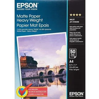 Epson Fotopapier S041256 DIN A4 matt 167 g/qm 50 Blatt
