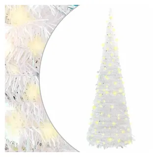 vidaXL Pop-Up Weihnachtsbaum Künstlich Weiß 180 cm