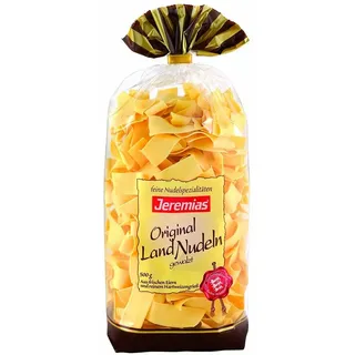 eiernudeln Jeremias Bandnudeln 20mm gewalzt Gourmet Frischei Landnudeln 500g