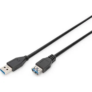 Digitus ASSMANN Electronic USB Kabel USB 3.2 Gen 1 (3.1 Gen 1) USB A Micro-USB B Schwarz