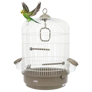 GarPet Vogelkäfig Papageienkäfig rund 0 x 0 x 0 cm weiß