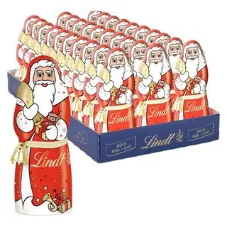 Lindt Weihnachtsmann Höhe 13,5cm, je 70g, 33 Stück