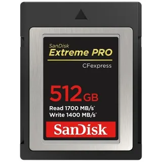 SanDisk Extreme PRO CFexpress Card 512GB Type B