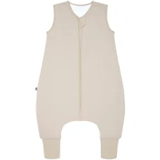 EMMA & NOAH Schlafsack mit Füßen 1.0 TOG, beige, 70