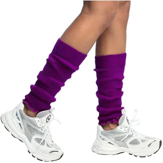 Boland - Beinwärmer für Erwachsene, Unifarben, Einheitsgröße, Stulpen, Socken, Overknees, 80er Jahre, Kostüm, Karneval, Mottoparty