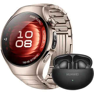 42 mm Sandgoldenes Titanarmband + FreeBuds 6i