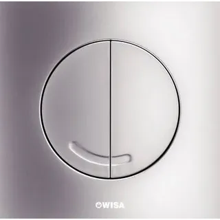 Wisa Bedienplatte argos df matt Chrome für Serie Xs Bedienungsplatte Kunststoff Mattchrom 8050414631