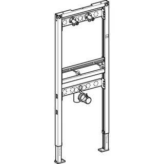 Geberit Duofix für Waschtisch, Bauhöhe 1300mm, für Wandarmatur