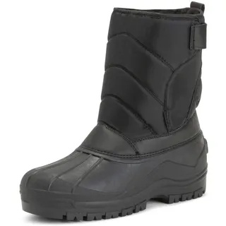 Polar Herren Dreck Nylonband Duck Schnee Winter Wasserdicht Regen Draussen Stiefels - 42 EU