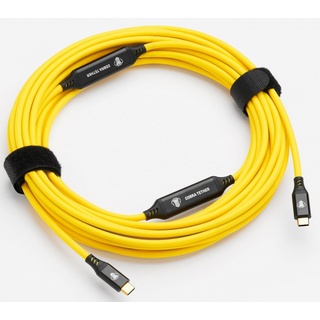 cobratether USB-C an USB-C 10m gelb