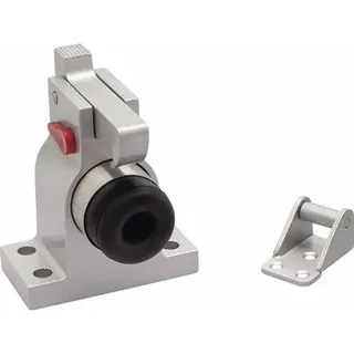 Schnegel Türfeststeller 001/588/1 Alu.silberf.einbrennlackiert Bodenmontage SCHNEGEL