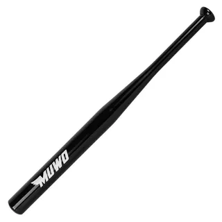 muwo Baseballschläger aus rostfreiem, legiertem Stahl. Für Anfänger, Hobbyspieler und Profis geeignet, Länge: 28 Zoll (0,71 m), Gewicht: 980 g, in vielen (Schwarz)
