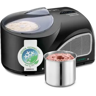 NEMOX-GELATO NXT1 L'AUTOMATICA i-Green-NERO – bis zu 1 kg Eis, gefrorener Joghurt, Sorbets, Granitas in 15–20 Minuten