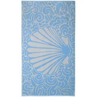 VOSSEN Flow Strandtuch 100 x 180 cm blau