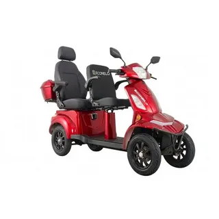 ECONELO E-Seniorenmobil VISTA Quarter-1L Elektromobil rot