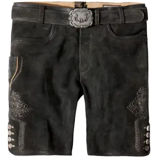 Stockerpoint Trachtenlederhose Corbi4 Herren (1-tlg) Trachtenlederhose, Trachtenhose, Bayerische Lederhose, Oktoberfest grau 52