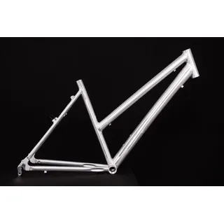 MIFA Fahrradrahmen 28 Zoll Alu Fahrrad Rahmen Damen Trekking City silberfarben