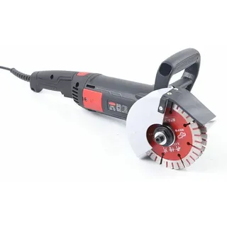 1800W Elektrisch Betonschlitzmaschine Doppelsägeblatt Mauernutfräse Schlitzfräse 180°Drehbarer