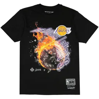 Mitchell & Ness Mitchell and Ness Los Angeles Lakers HWC Blaze Graphic Tee schwarz L