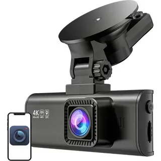 Redtiger F7NP (GPS-Empfänger, Bluetooth, Akku, 4K), Dashcam, Schwarz