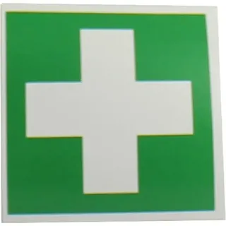 Brinkmann Grünes Kreuz Aufkleber Verbandkasten 1 St