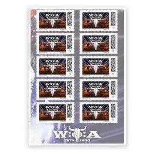 DeutschePost Briefmarken Set, 10 Stück à 70cent, Wacken, Postkarte, selbstklebend