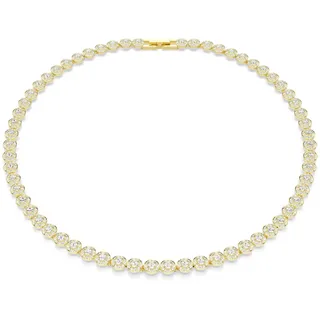 Swarovski Una Angelic Halskette Rundschliff Klein Weiß